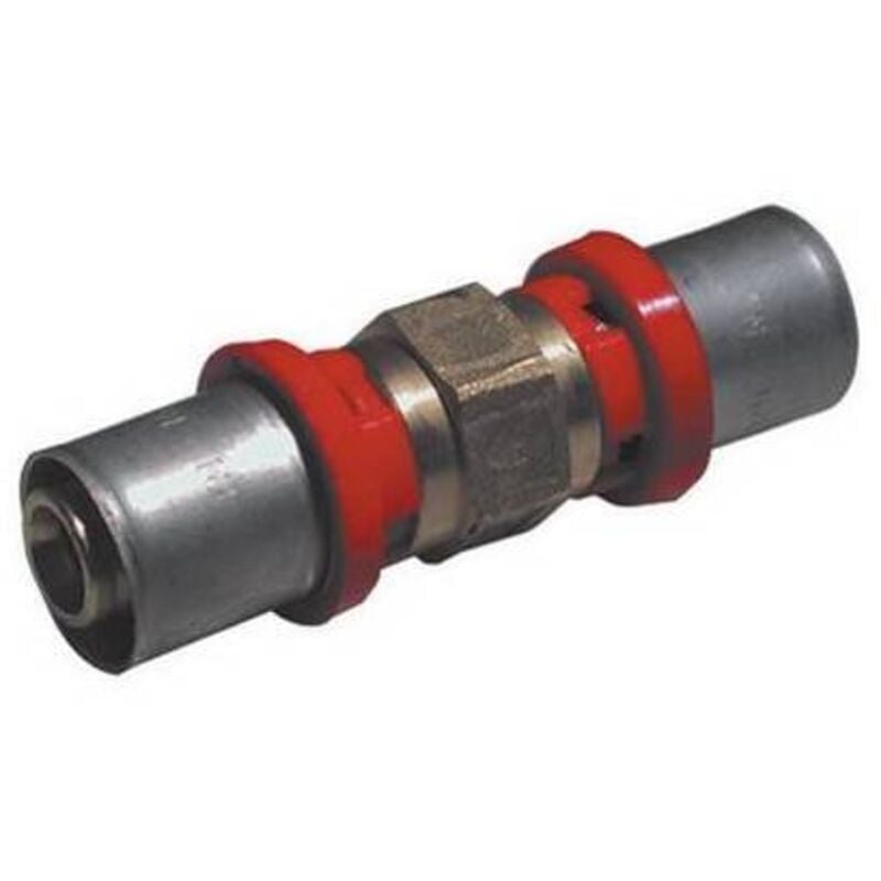 Tiemme - Raccord de presse double droit pour multicouche