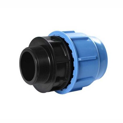 Raccord de pression en polypropylène mâle 3/4" mm 25