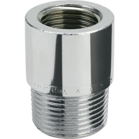 Raccord de réduction rond Viega AG/IG, 1/2" x 3/4" chromé
