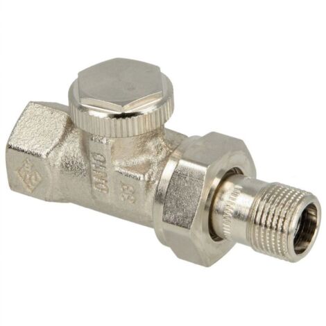 Raccord de réglage Regutec 3/8'' droit laiton rouge nickelé