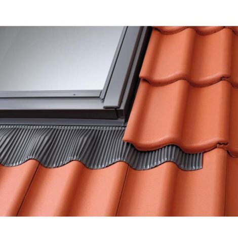 Raccord de remplacement Gris 55x78 VELUX tuile jusqu'à 120 mm de relief - EW CK02 0000