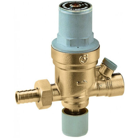 Raccord de remplissage 1/2 pouce avec manomètre CALEFFI