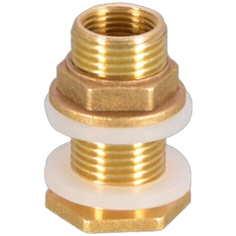 Raccord de réservoir d'eau en cuivre 1/2" 3/4" 1" mâle femelle, raccord de plomberie pivotant, adaptateur pour tuyau d'arrosage