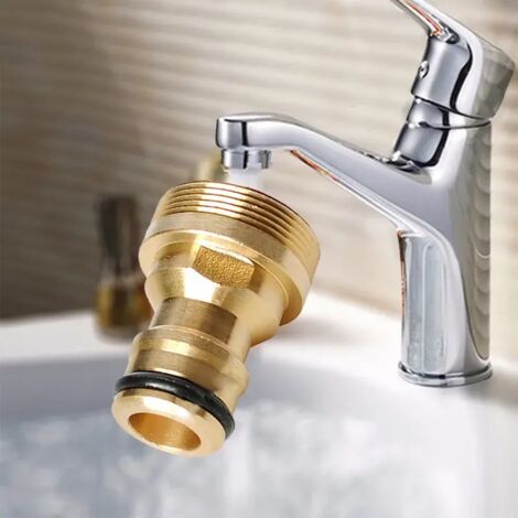 Raccord de robinet de cuisine et de salle de bain, raccord rapide universel en laiton, adaptateurs pour tuyau d'arrosage et outils d'irrigation