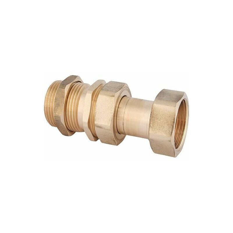 Raccord de sortie pour étrier de compteur QN25 1' x 1'