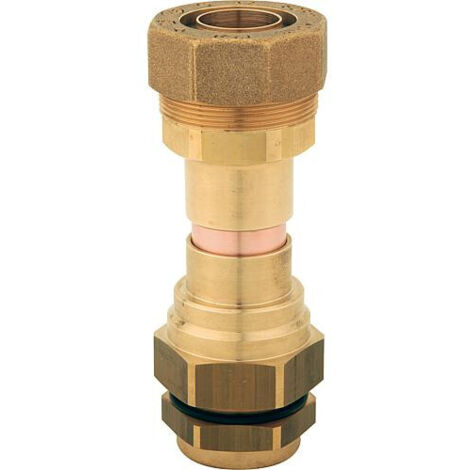 Raccord de transition flexiCLIC PLT DN20 - PE bande jaune Ø32