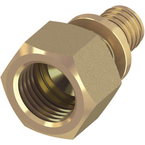 Raccord de transition TECEflex en laiton rouge d= 63 mm x 2 IG