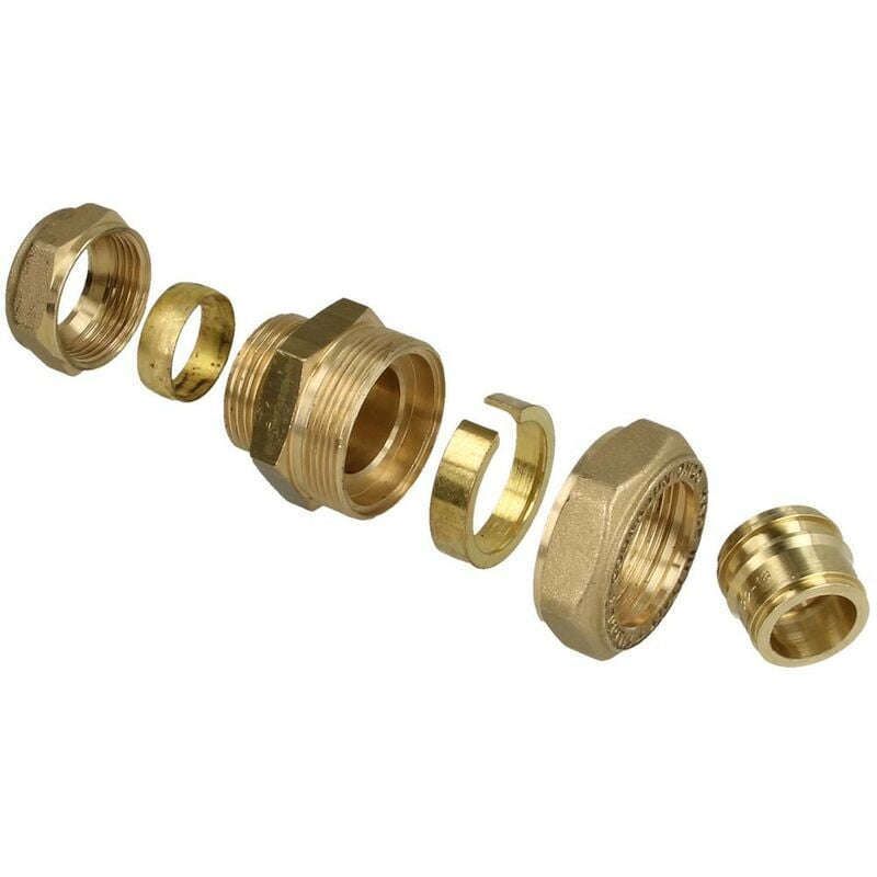 Raccord de tube ondulé solaire DN16 x 18 et 22 mm