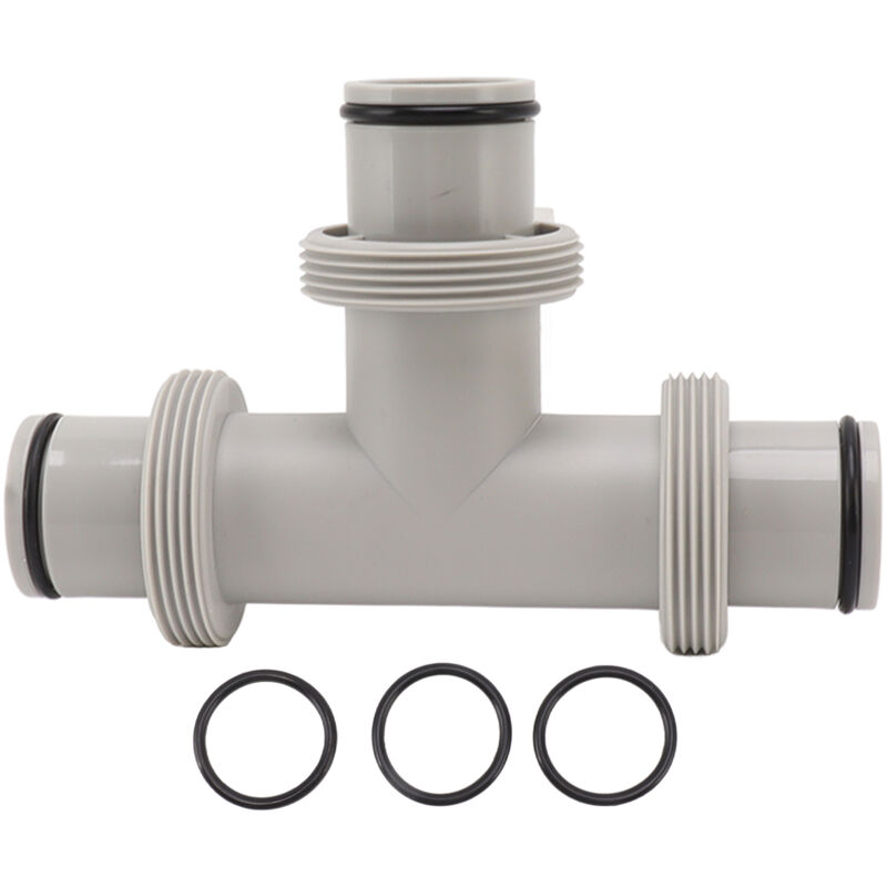 Ineasicer - Raccord de tuyau 38 mm, adaptateur de tuyau de piscine, raccord de tuyau de piscine 38 mm, kit de raccordement de piscine, rallonge de