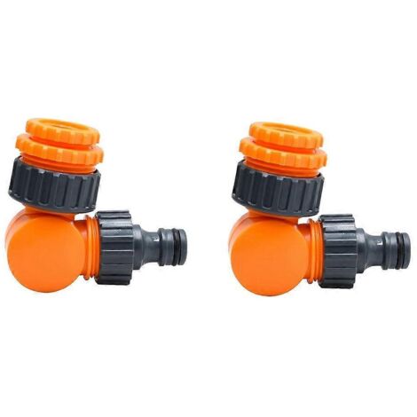 Raccord de tuyau d'arrosage, adaptateur de robinet, arrosage automatique (2 pièces)