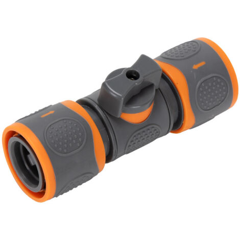 Raccord de tuyau d'arrosage, raccord rapide double à bille, adapté au raccordement au robinet du tuyau d'arrosage pour le lavage de voiture, 2 pièces