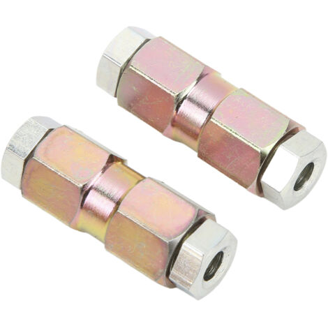 Raccord de Tuyau de Frein 2 Pièces, 10mm/0.39in, Mâle et Femelle pour Tuyau de 3/16in