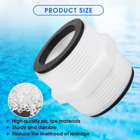 Raccord de tuyau de piscine Intex Coleman à 2 voies, 1,5 pouce, compatible avec les pompes de piscine hors sol