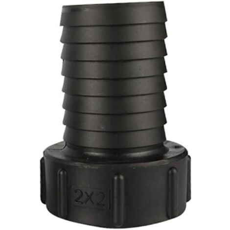 Raccord de tuyau de réservoir 60mm, entrée vers tuyau d'arrosage 50mm – Connecteur pour arrosage et eau