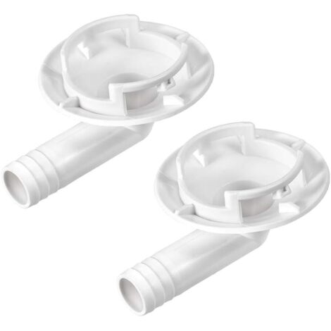 Raccord de tuyau de vidange pour climatiseur, raccord coudé, pour mini-split et climatiseur de fenêtre, 40 mm, 2 pièce