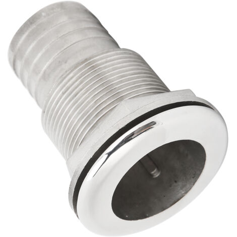 Raccord de Tuyau en Acier Inoxydable pour Bateau - Embout Barbelé 1 Pouce - Pièces Marine