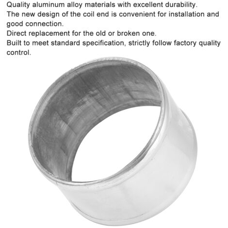 Raccord de tuyau en aluminium 76mm 3" OD longueur 50mm 2" pour connexion et remplacement