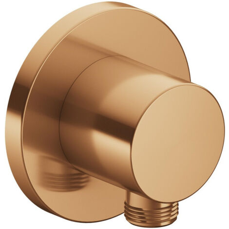 Raccord de tuyau IXMO DN 15 rosace ronde bronze brossé KEUCO