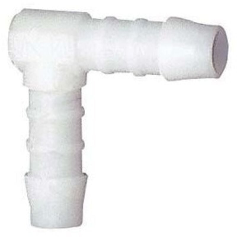 Raccord cannelé pour tuyau en angle en copolymère d'acétal (POM)/ Tuyau LW 19