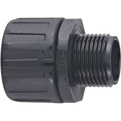 RACCORD DE TUYAU SILVYN® FPAG-M16X1.5/2 55506325 NOIR M16 DROIT 1 PC(S)