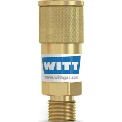 Raccord de tuyau SK 100-1, SK 100-2 Oxygène G 1/4 pouce RH AGS Corps
