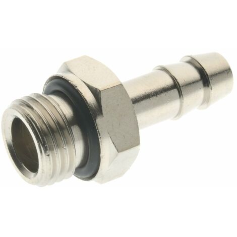 Raccord de tuyau souple RS PRO Droit, BSPP 1/2" mâle Laiton, 50 bar ( Prix pour Paquet de 10 )