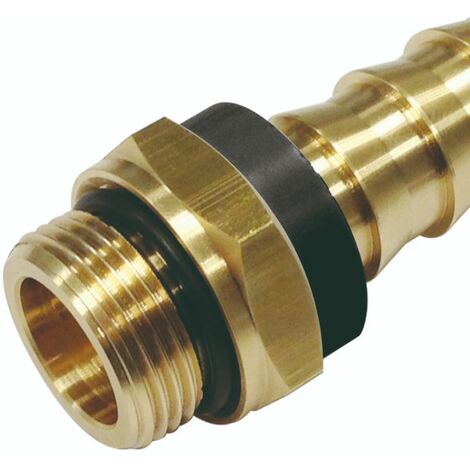 Raccord de tuyau souple RS PRO Droit, BSPP 1/2" mâle Laiton ( Prix pour Paquet de 10 )