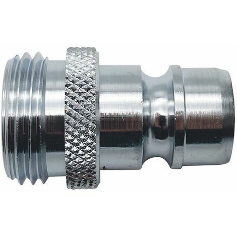 Raccord de tuyau souple RS PRO Laiton chromé, dia.interne 11mm ( Prix pour 1 )