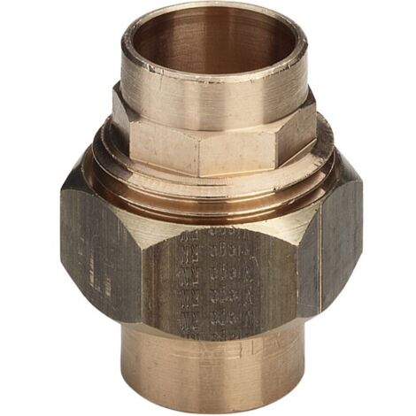 raccord de tuyau Viega 124434 18 mm, bronze à canon, joint conique