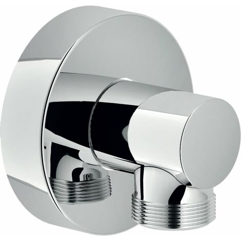 Raccord d'eau en laiton modèle rond Nobili AD150/12CR  Chromé