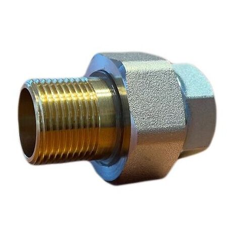 Raccord diélectrique bi-matière en nylon et laiton - GITRAL