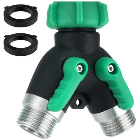 Raccord d'irrigation de jardin américain, déviateur en acier inoxydable 3/4GHT de type Y
