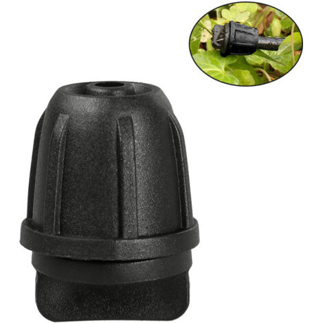 Raccord d'irrigation goutte à goutte de 1/4 pouce avec embout cannelé verrouillable, adapté aux tuyaux de 1/4 pouce (20 pièces/paquet)