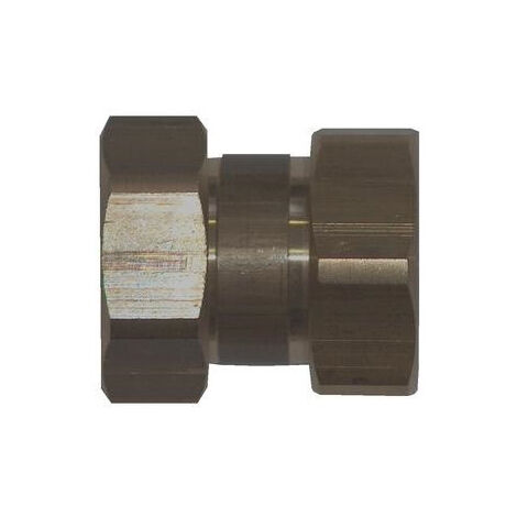 RACCORD DOUBLE 3/4F x 3/4écrou, lg 19,5mm