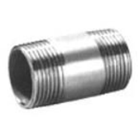 Raccord double fileté n° 23 zingué, 1/2 150mm