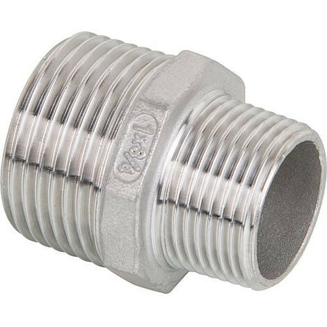Raccord double reduit V4A 1 1/2" x 3/4"