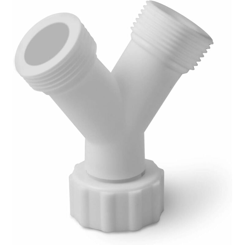 Raccord double Y - Répartiteur universel - 2 voies - Pour tuyau d'alimentation de machine à laver - lave-vaisselle——VEBTles