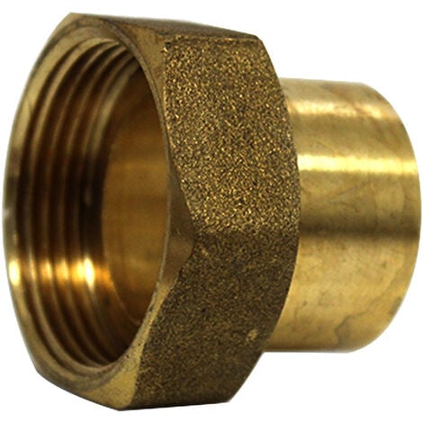 Raccord droit 2 pièces 359 GCU femelle 11/4(33/42) - Tube Cuivre Ø32
