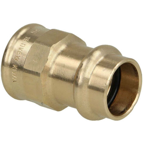 Raccord droit à sertir cuivre V - F1/2 x ø18 mm