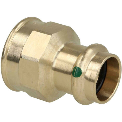 Raccord droit à sertir cuivre V - F1 x ø22 mm