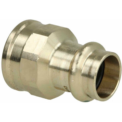Raccord droit à sertir cuivre V - F3/4 x ø18 mm