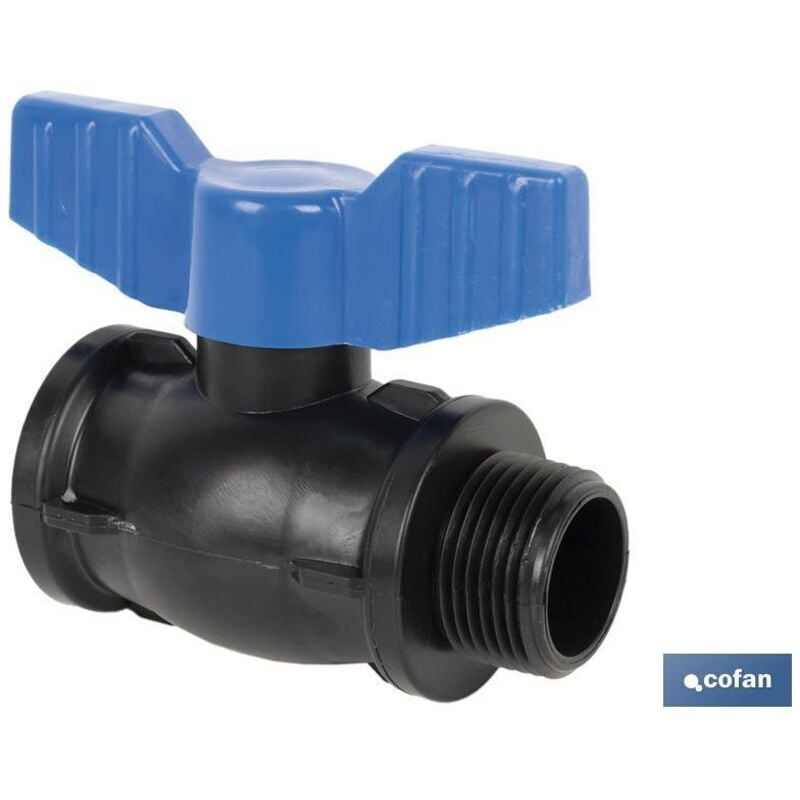 Cofan - Filetage de robinet à tournant sphérique mh Pp Pn16 2 x 2