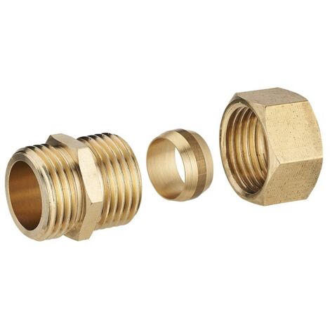 raccord droit bicone m 3/8 - ø14 lien 1 pièce