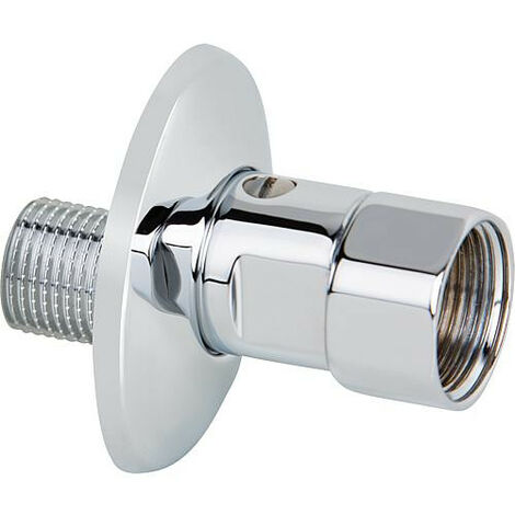 Raccord droit DN15(1/2")male x DN20(3/4")ecrou emballage : 1 piece, chrome