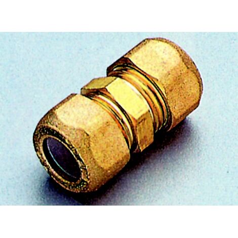 raccord droit double bicA ne en laiton pour gaz avec raccord mA le M 10 mm