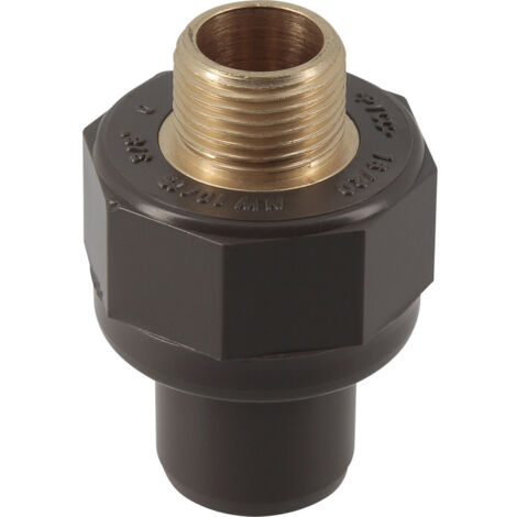 Raccord droit - GIRPI - HTA - PVC - M3/4' - Fdiamètre25mm