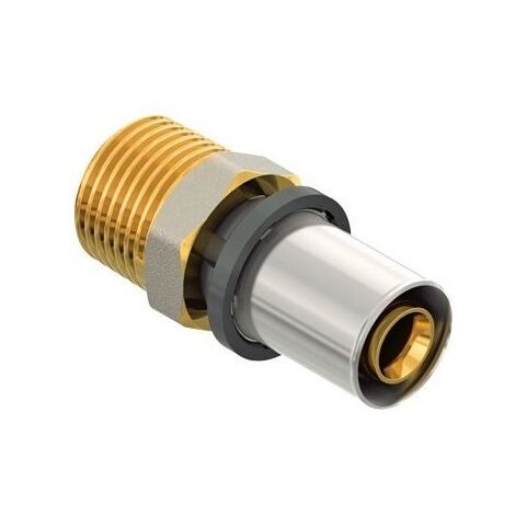 Raccord droit LBP mâle EASYTEC diamètre 16 mm - 3/8” - FINIMETAL