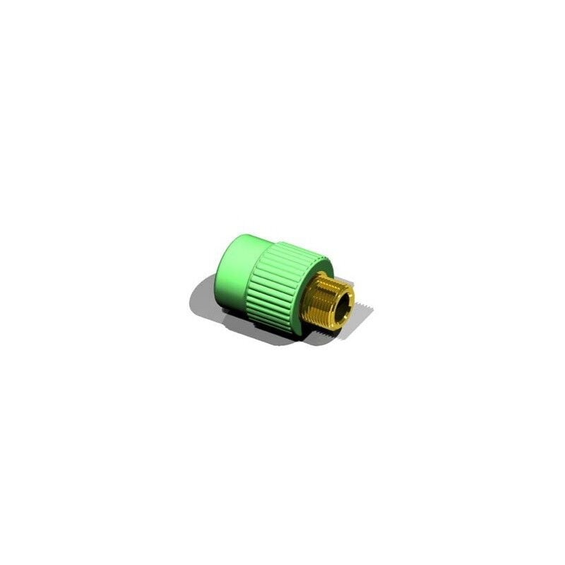 Raccord droit rm-h Green Pipe Aquatherm Dimensions : Ø25mm x 3/4' x 3/4