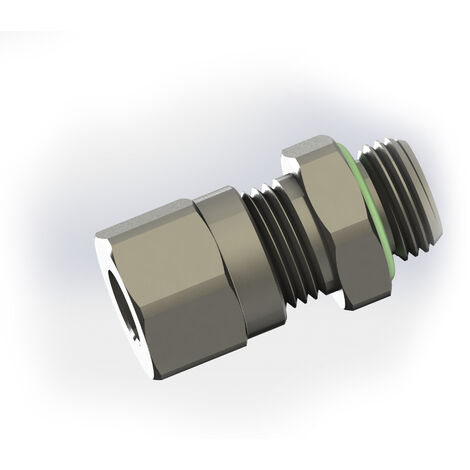 Raccord droit RS PRO 69485 vers Enfichable 6 mm BSP 1/8 mâle Mâle 1/8 pouce, entrée ( Prix pour Paquet de 2 )
