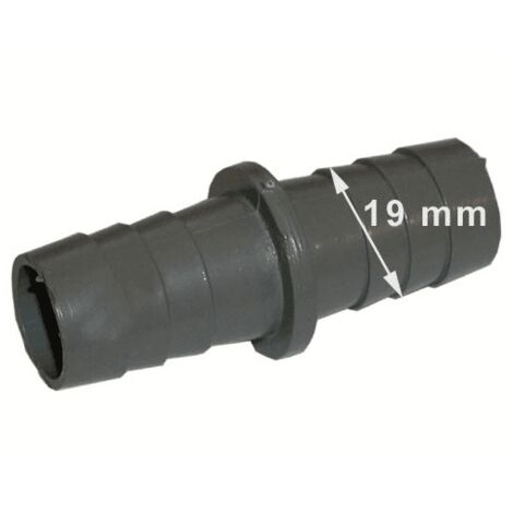 RACCORD DROIT TUYAU DE VIDANGE 19MM/19MM POUR LAVE LINGE - 333330